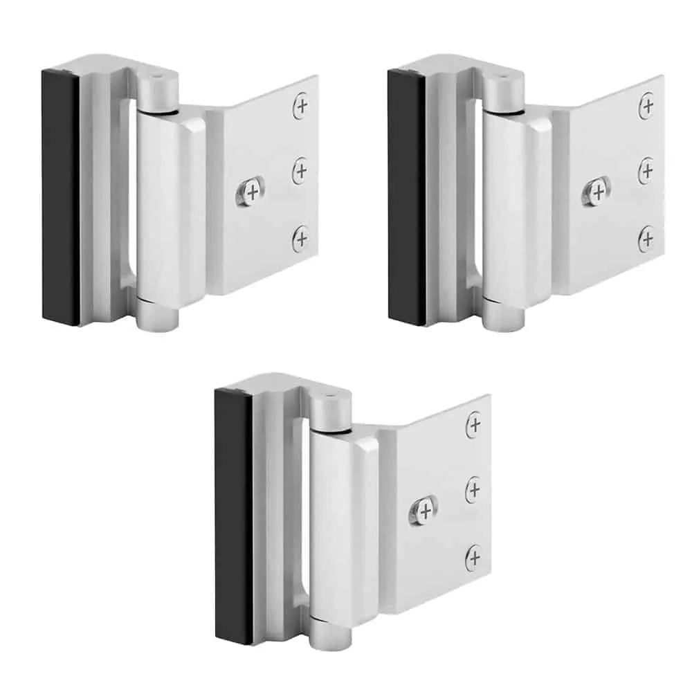 Easy Childproof Home Security Reinforced Door Lock - 3 Pack