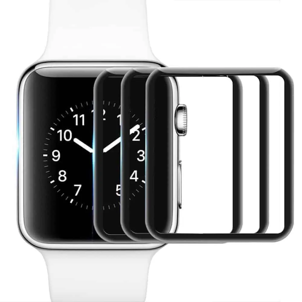 Tempered Glass Screen Protector for 44mm Apple Watch x3 Combo