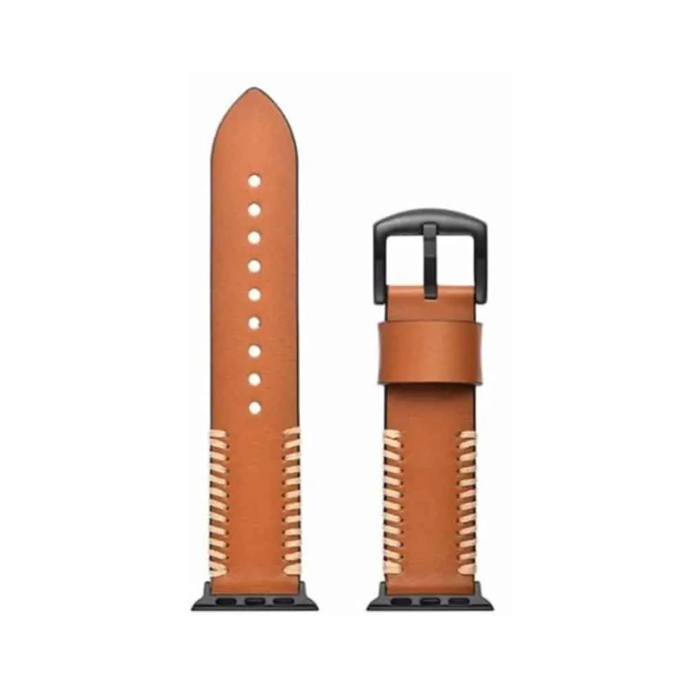 Leather Strap for 38/40/41mm Apple Watch- Brown
