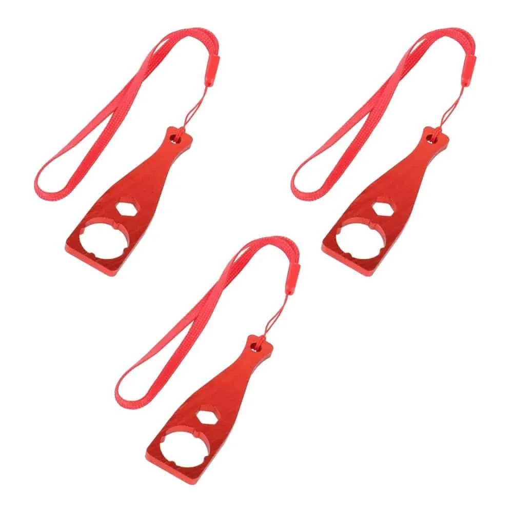 Action Mounts Aluminium Spanner Wrench for GoPro Hero 3+/ 3/ 2 - 3 Pack