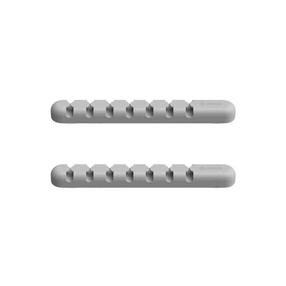 7 Slot Desktop Work Cable Wire Management Organizer 2 Pack