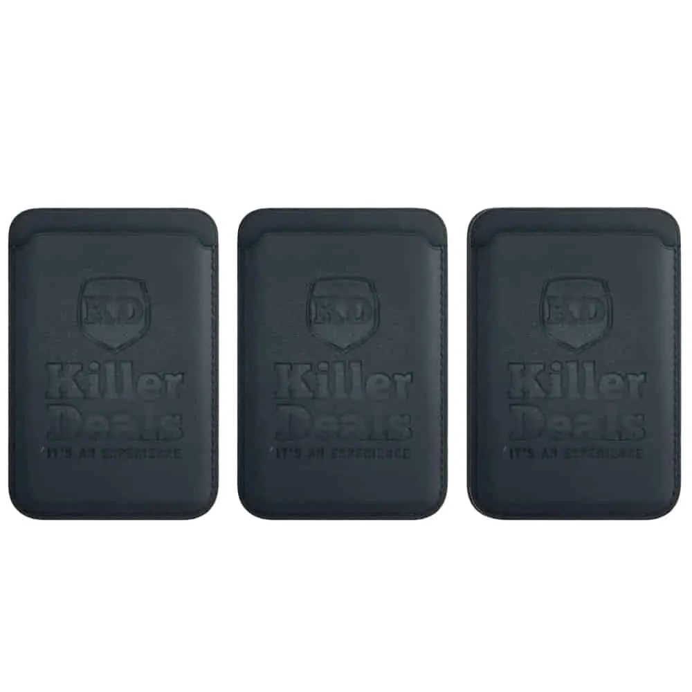 Extra Strength MagSafe RFID Leather Wallet for iPhone/ Samsung x3 Combo