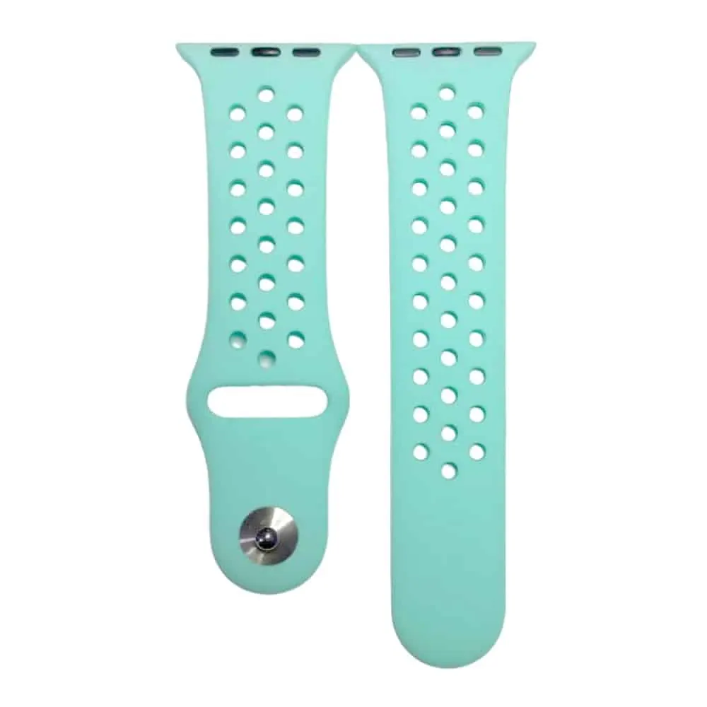 Silicone Strap for 38/40/41mm Apple Watch (S/M) - Frost Blue
