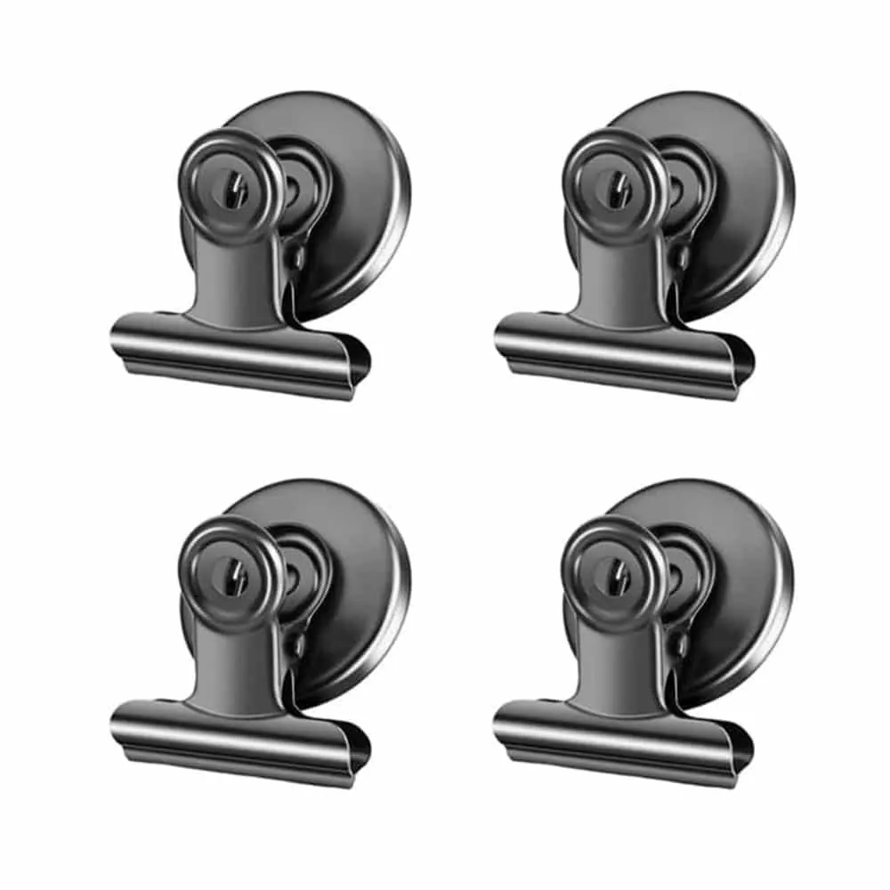 Heavy Duty Kitchen Office Locker Fridge Magnet Clips- x 4