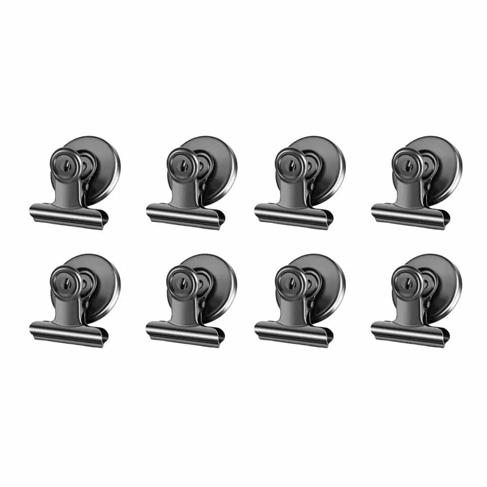 Heavy Duty Kitchen Office Locker Fridge Magnet Clips - 8 Pack