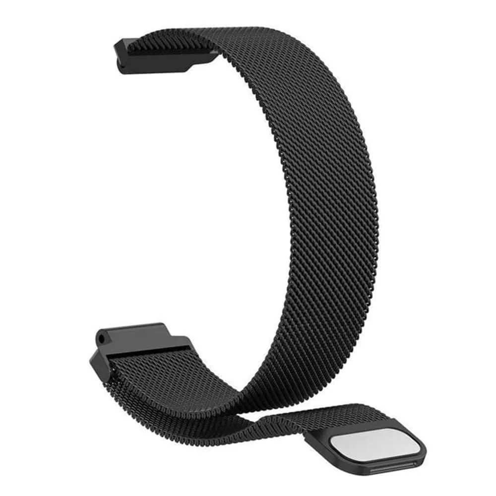 Milanese Strap for Garmin Forerunner 220/230/235 (M/L)- Black