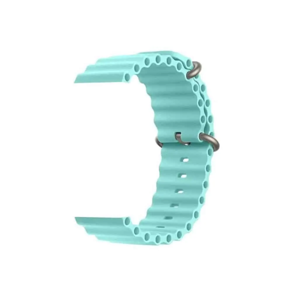 Marine Silicone Strap for 38/40/41mm Apple Watch - Frost Blue
