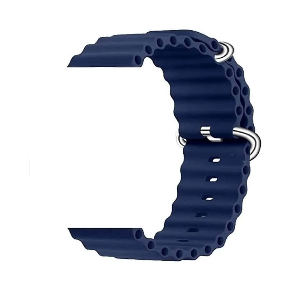 Marine Silicone Strap for 38/40/41mm Apple Watch - Navy