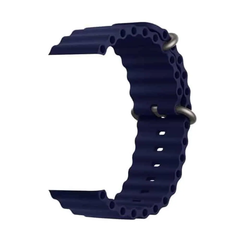 Marine Silicone Strap for 42/44/45/49mm Apple Watch - Navy
