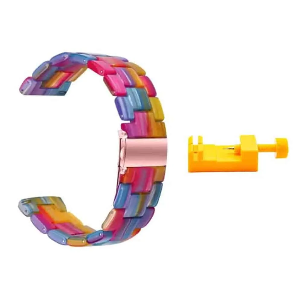 22mm Quick Release Resin Strap - Multicolour - 1 Pack