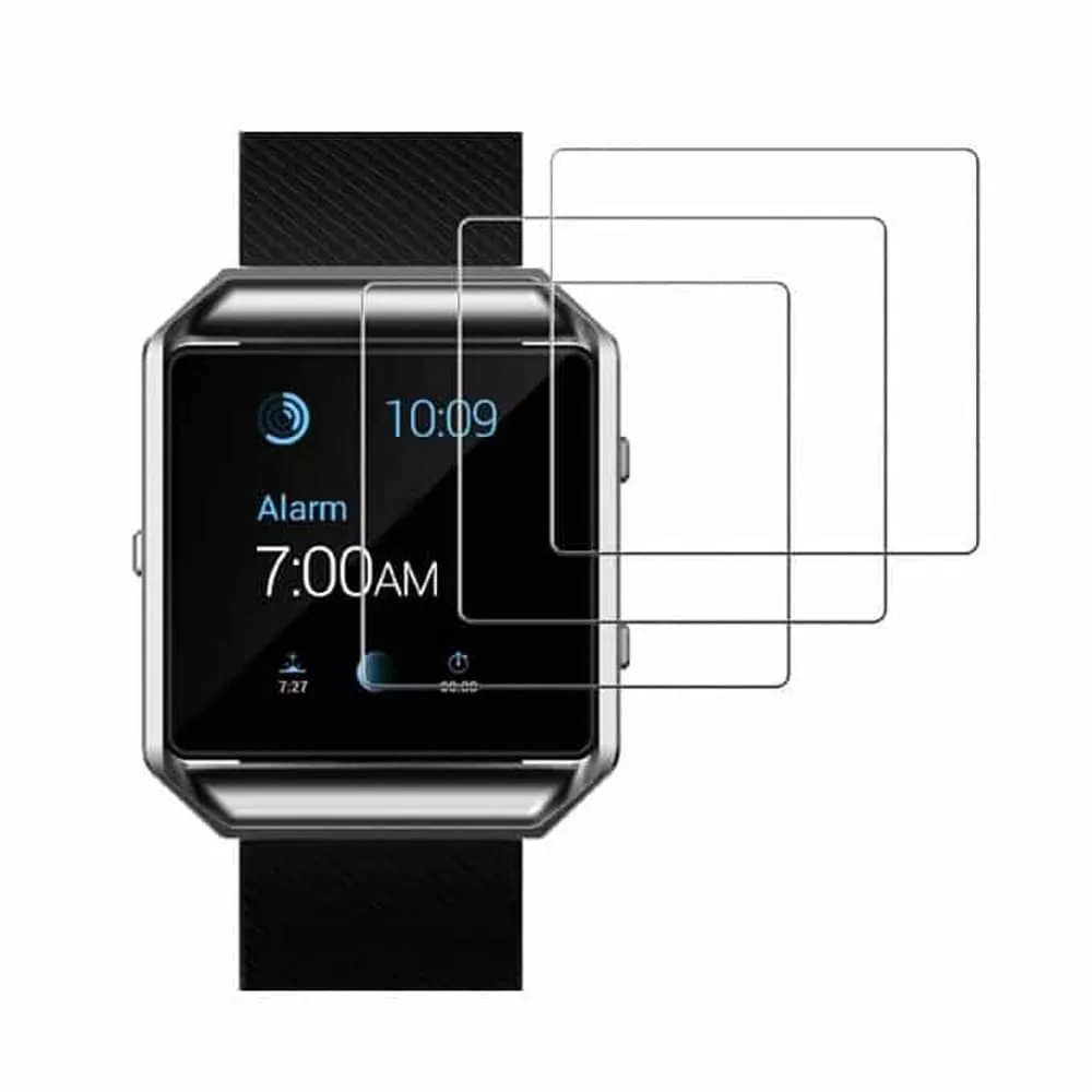 34mm Tempered Glass Screen Protector for Fitbit Blaze - 3 Pack