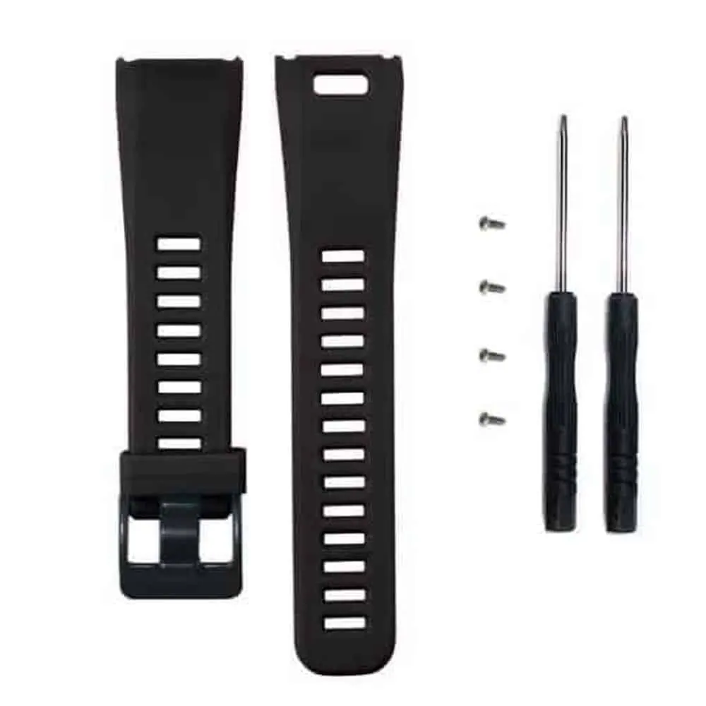 Silicone Strap for Garmin Vivosmart HR- Black
