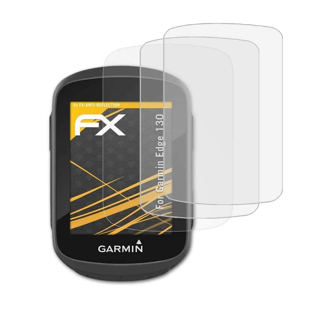 Tempered Glass Screen Protector for Garmin Edge 130 x3 Combo