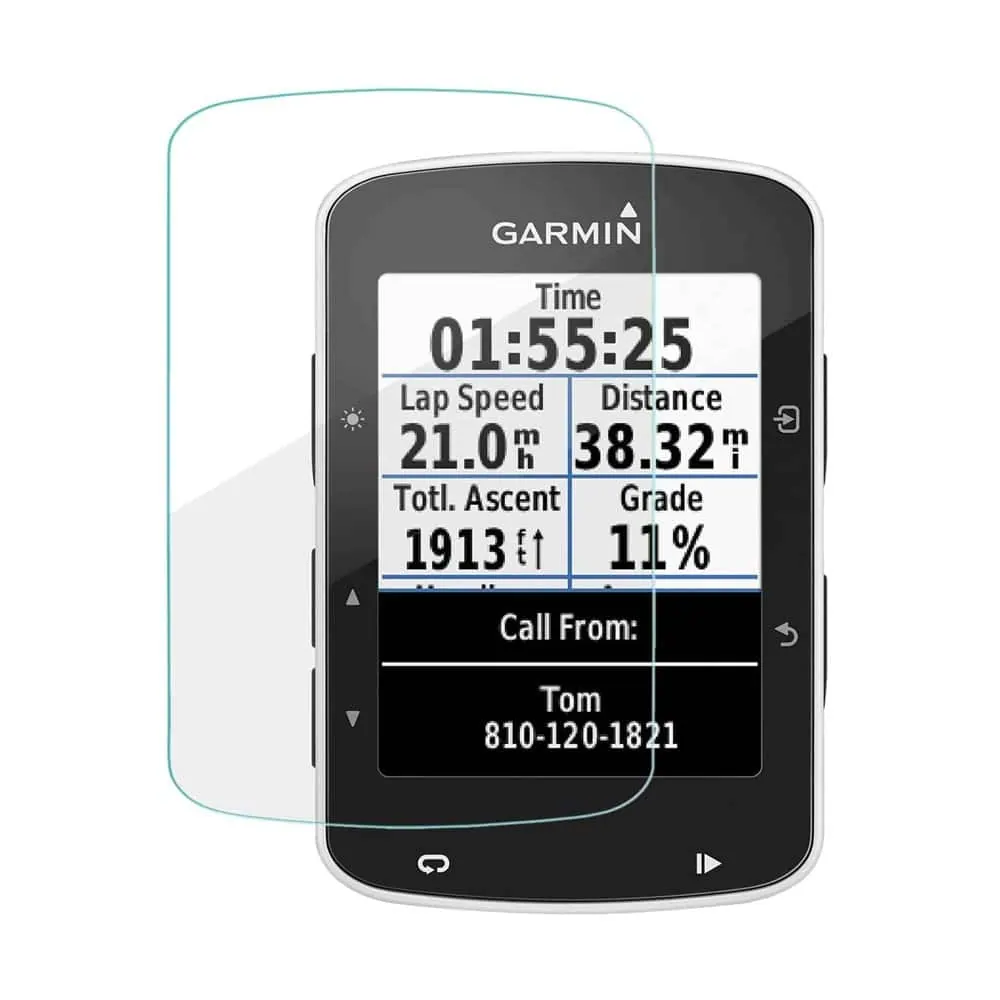 Anti-Shatter Tempered Glass Screen Protector for Garmin Edge 520