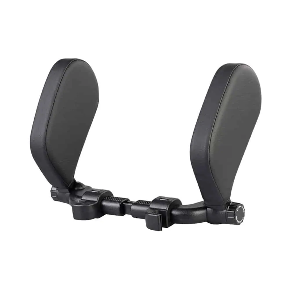 Car Memory Foam PU Leather Side Neck Support Cushion Headrest