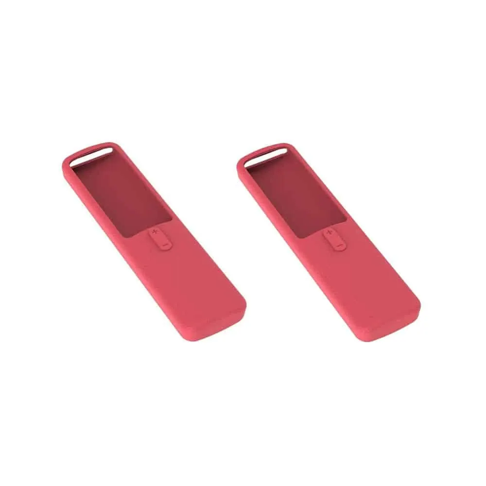 TV Remote Silicone Protector for Xiaomi MI Box 2018 - Red - 2 Pack