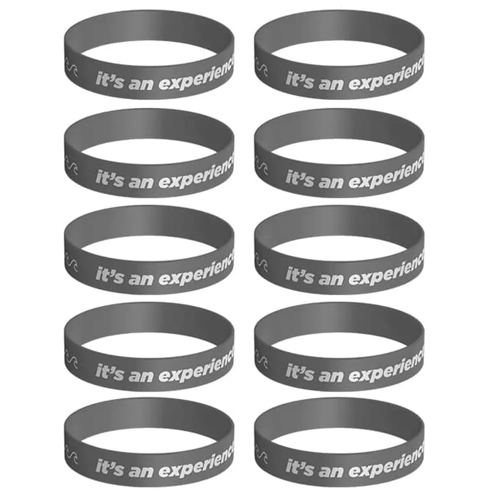 It's An Experience Silicone Wristband - Grey - L-XL