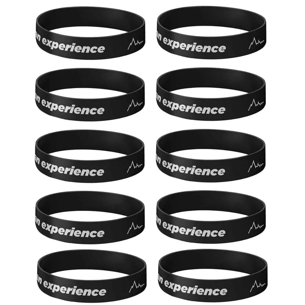 It's An Experience Silicone Wristband - White - S-M