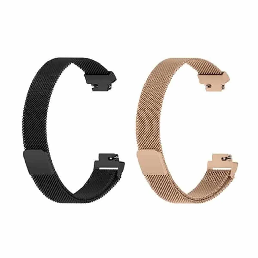 Milanese Stainless Steel Strap for Fitbit Inspire 2- x2 Combo