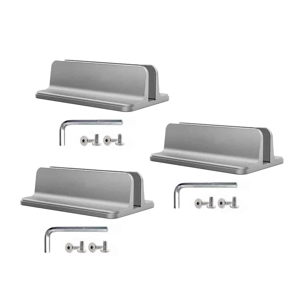 Adjustable Aluminum Vertical Desktop Laptop Tablet Stand x3 Combo