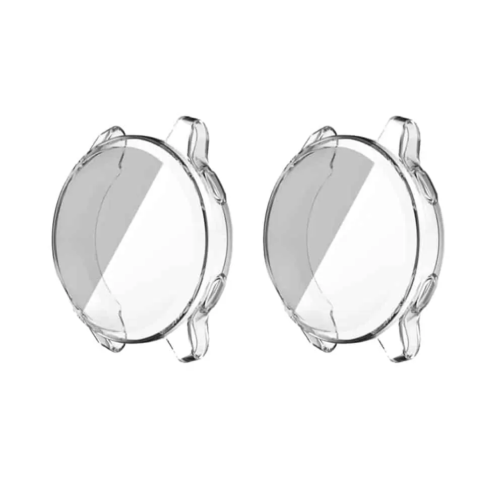 40mm TPU Case Compatible with Garmin Vivoactive 4S- 2 Pack - Clear