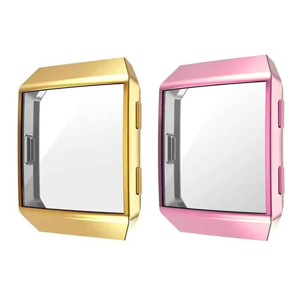 TPU Protective Case for Fitbit Ionic- Gold & Rose Gold Combo