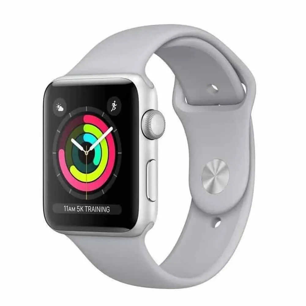 38/40/41mm Apple iWatch Silicone Strap (M-L)- Timberwolf Grey
