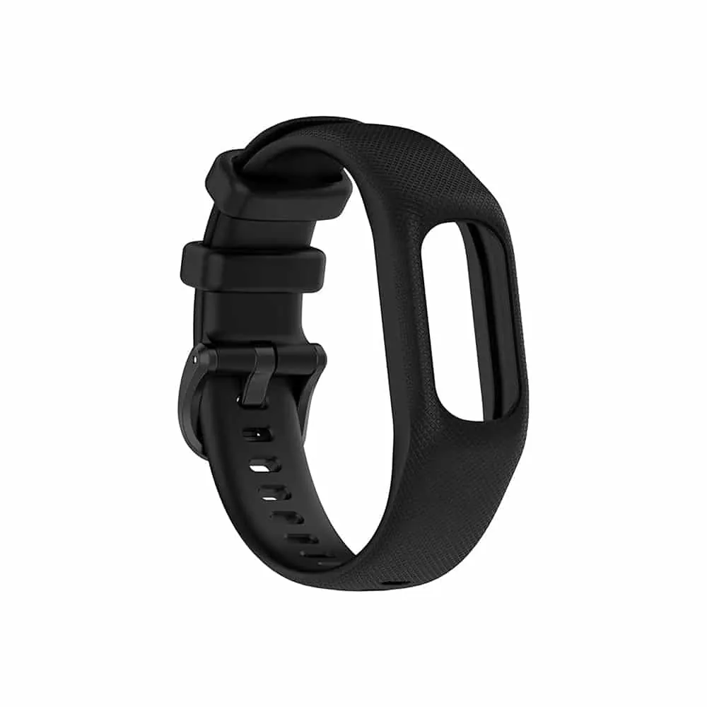 Silicone Strap for Garmin Vivosmart 5 (M/L) - Black