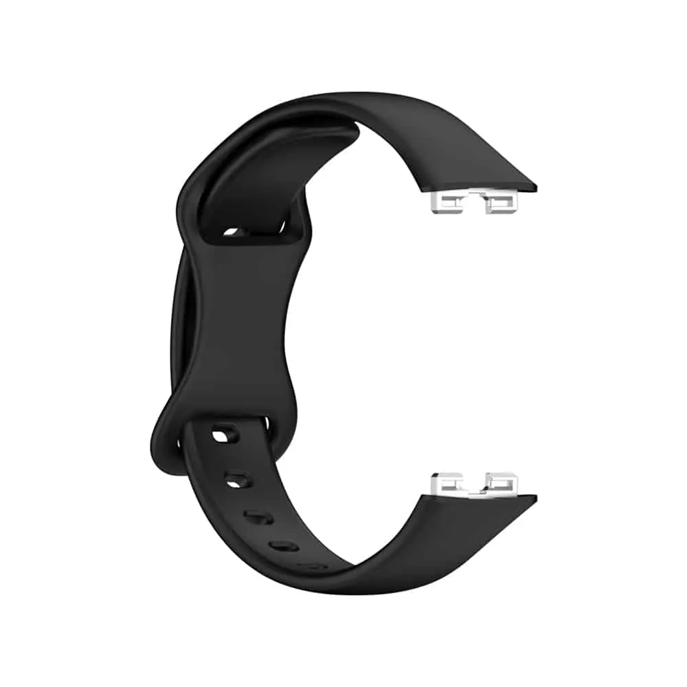 Silicone Strap Compatible with Huawei Band 10/9/ 8 - Black