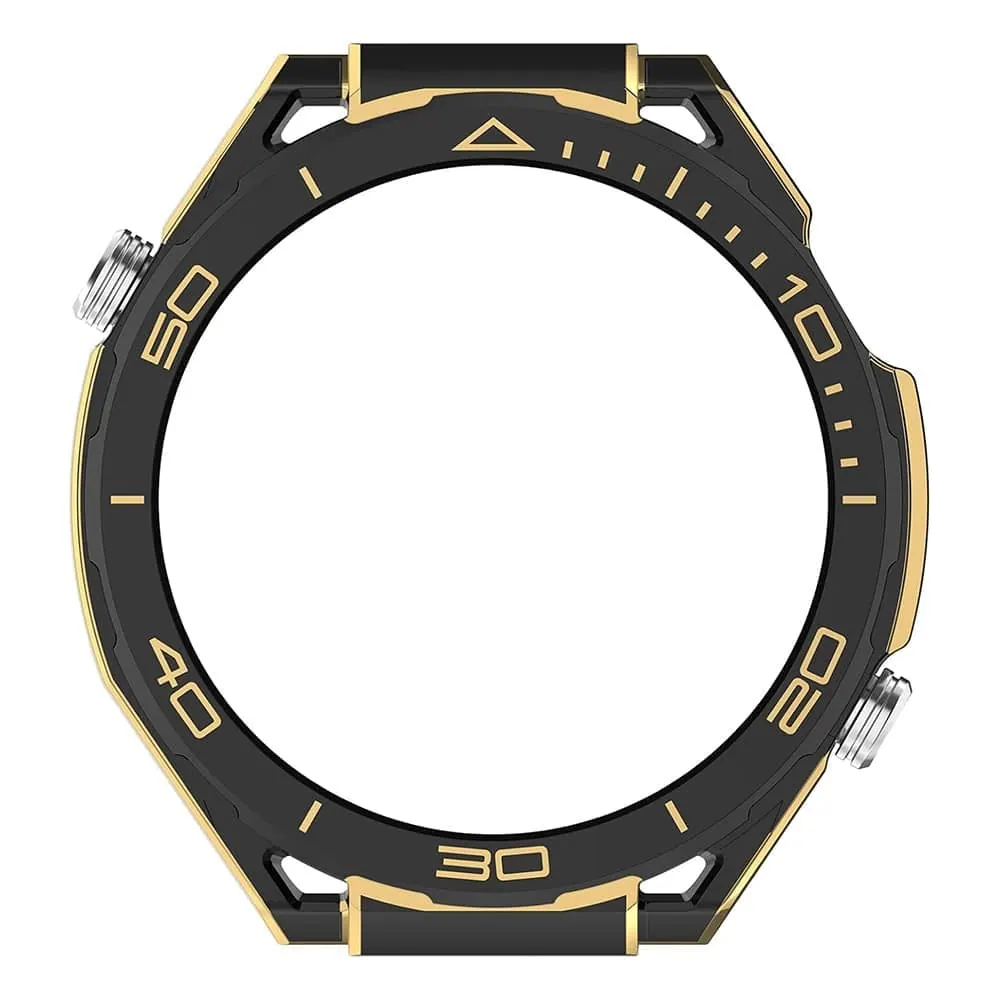 PC Hollow Bump Guard Case for Huawei Watch 4 Pro- Black