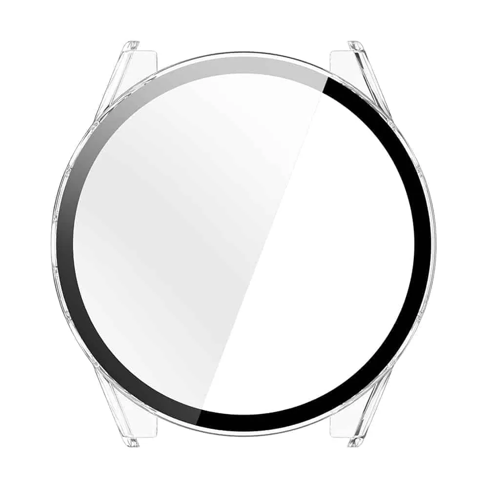 Tempered Glass Hard PC Protective Case for Garmin Forerunner 970 47mm - Clear