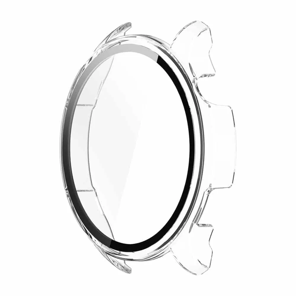 Tempered Glass Hard PC Protective Case for Amazfit Balance2 A2429- Clear