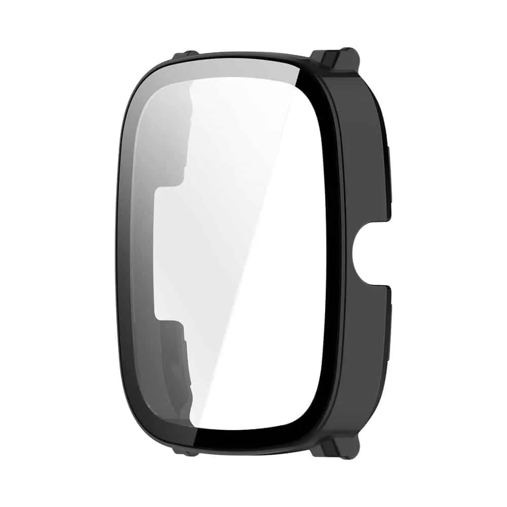 Tempered Glass Hard PC Protective Case for Haylou RS5 - Black