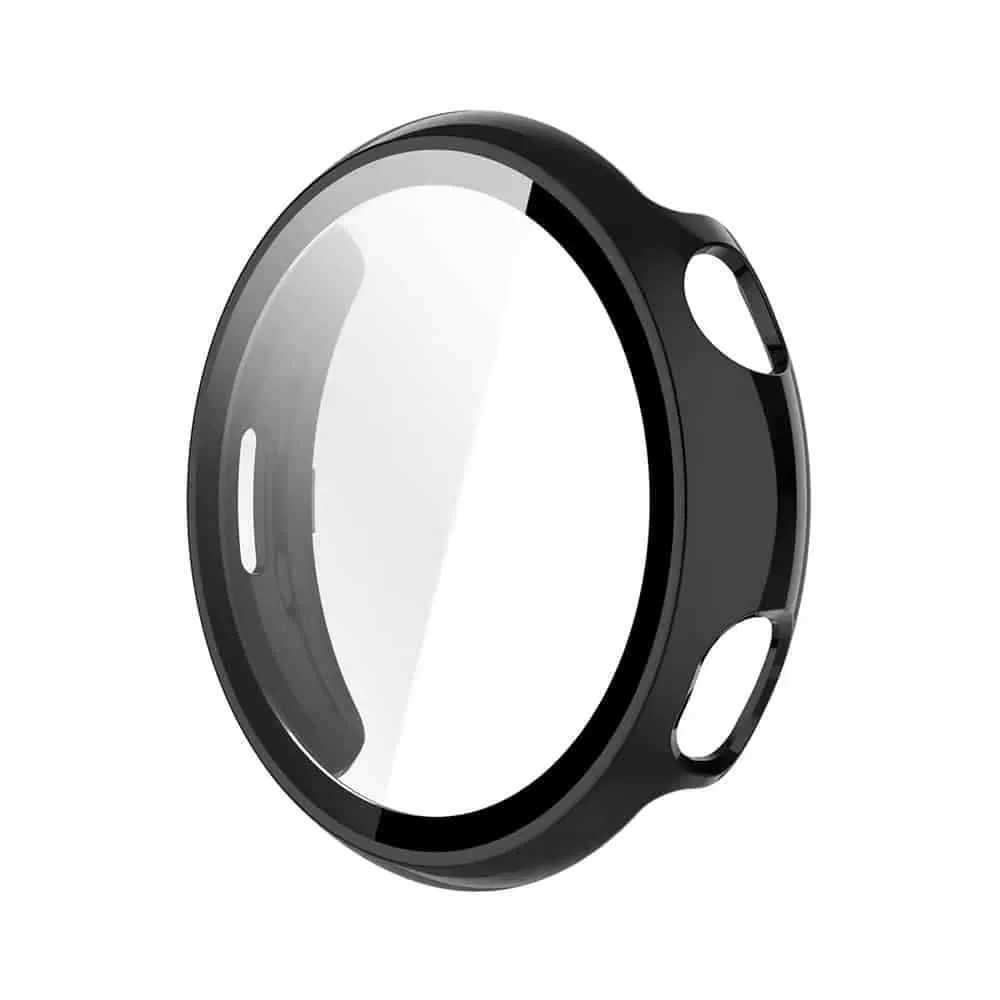 Tempered Glass Hard PC Protective Case for vivo watch5 - Black