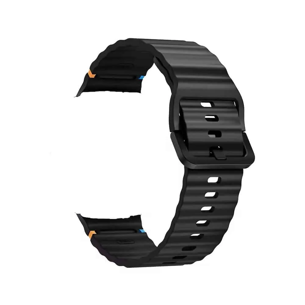 Silicone Strap for Samsung Galaxy Watch Ultra 47mm- Black