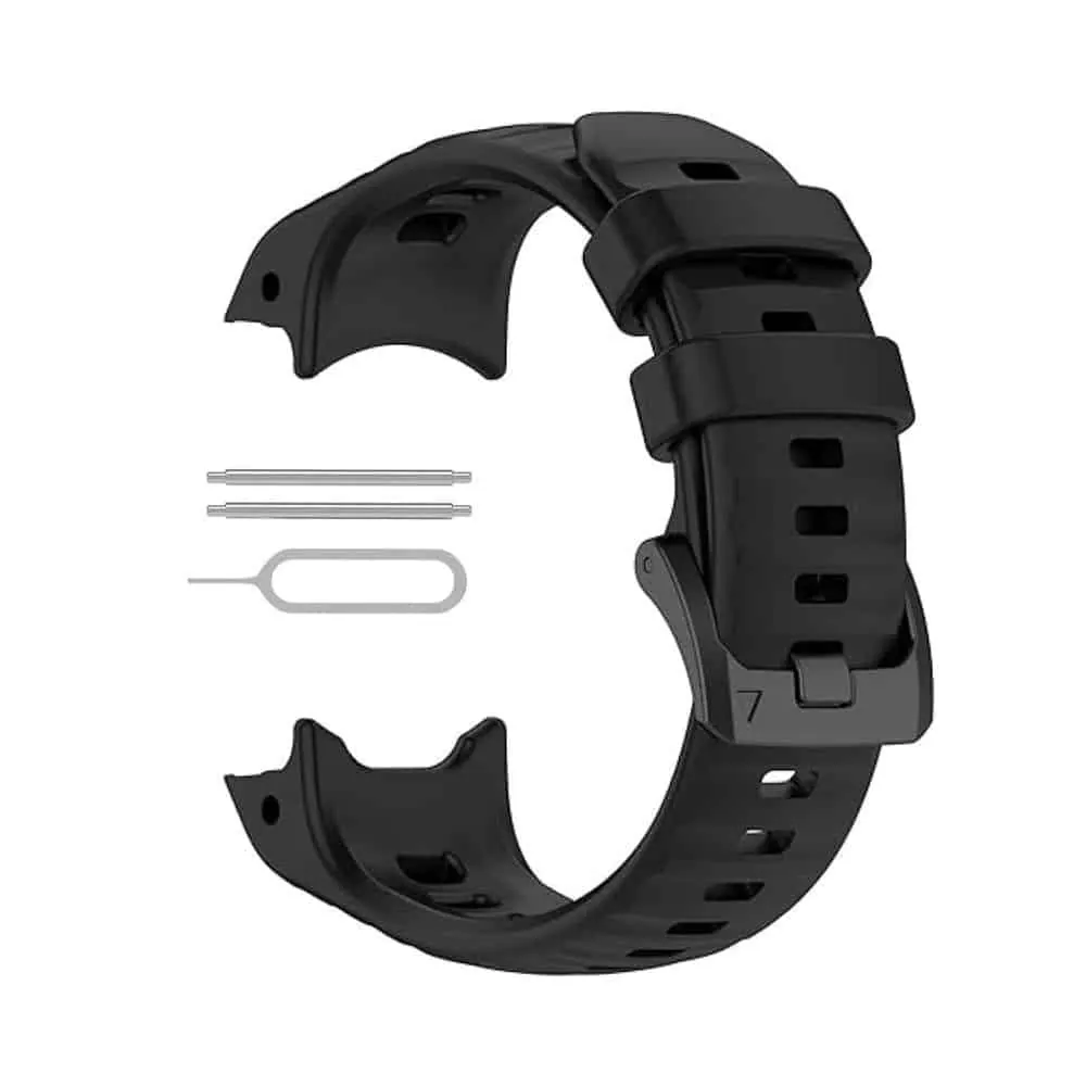22mm PinFit Silicone Strap - Black