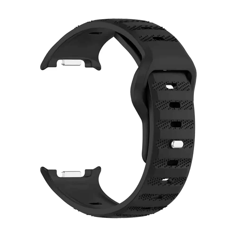 Silicone Strap for Samsung Galaxy Watch 8 40mm 44mm- Black