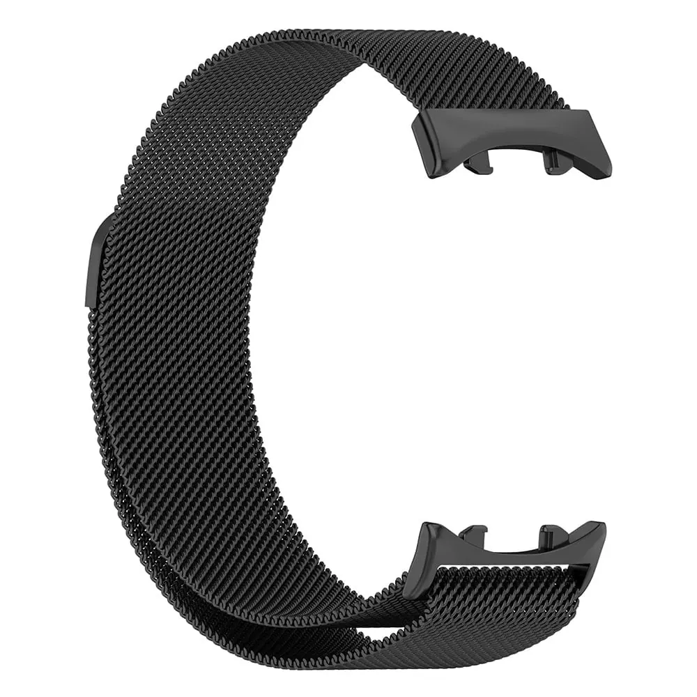 Milanese Stainless Steel Strap for Honor Watch Fit- Black
