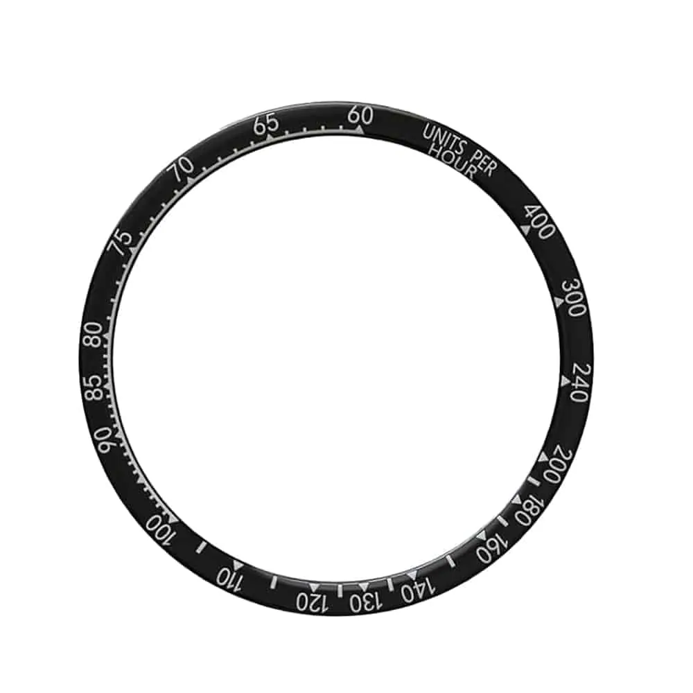 Stainless Steel Bezel for Garmin Fenix 8 AMOLED 43mm- Black