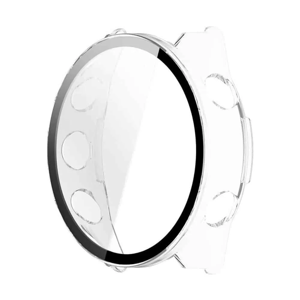 Tempered Glass Hard PC Protective Case for Garmin Forerunner 570 42mm - Clear