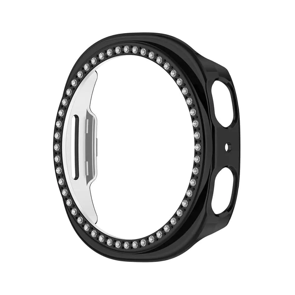Diamond PC Case for Samsung Galaxy watch8 44mm - Black