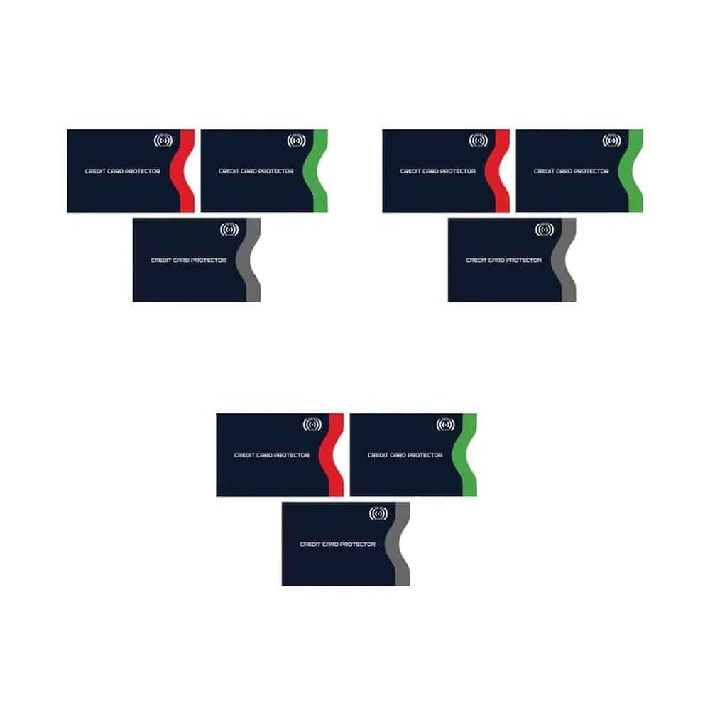 Credit Card Theft Protection Smart RFID Blocking Sleeves x9 - x3 Combo