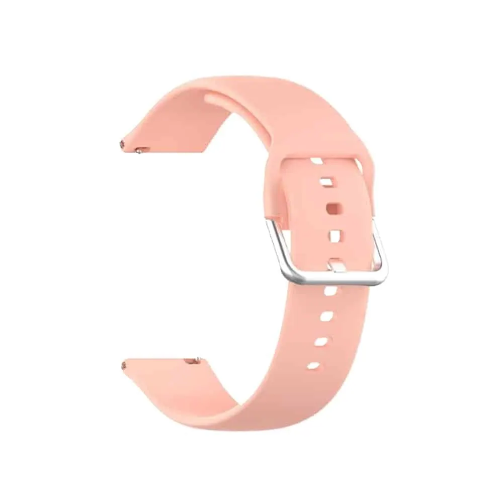 20mm Quick Release Silicone Strap - Pink, M/L