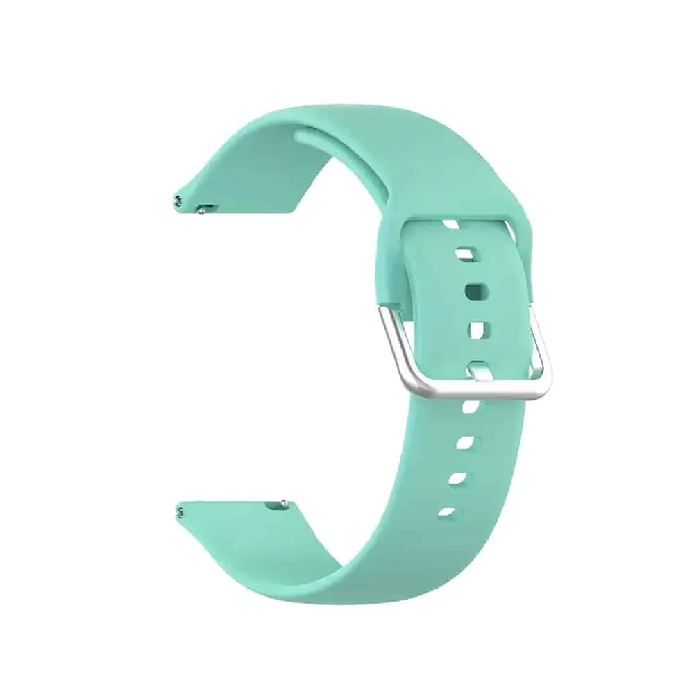 20mm Quick Release Silicone Strap - Frost Blue, S/M