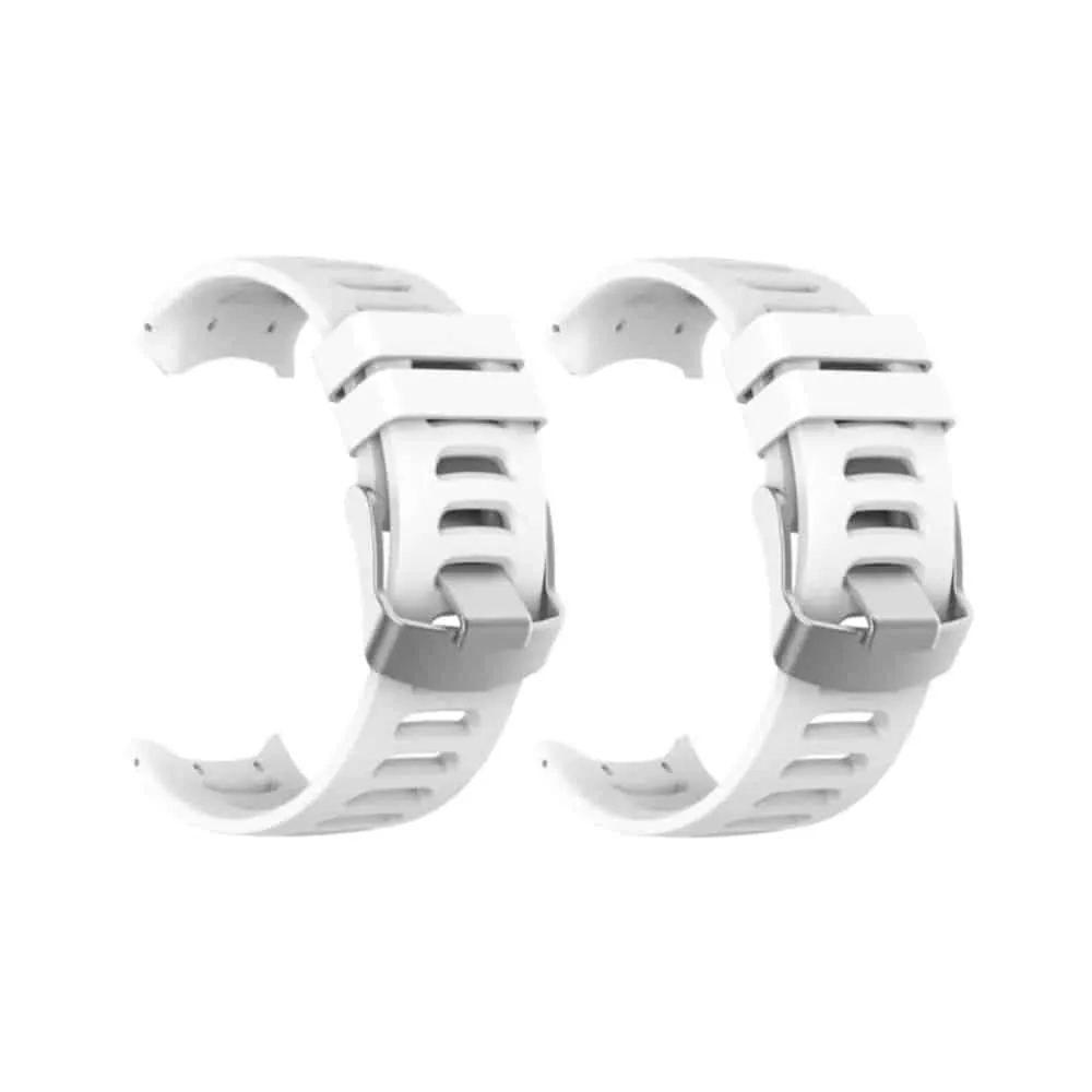 Silicone Strap for Garmin Forerunner 610 - White x2 Combo
