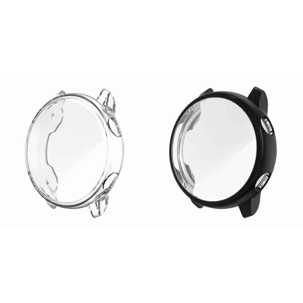 40mm Samsung Galaxy Watch Active 2 TPU protective case - Black and Clear Combo