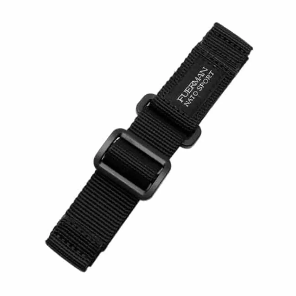 Universal Nylon Replacement Strap 20mm - Black