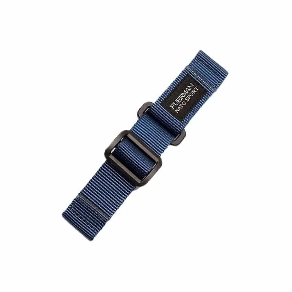 22mm Universal Nylon Strap for Garmin/ Samsung - Dark Blue