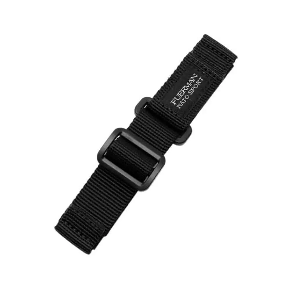 Universal Nylon Replacement Strap 24mm - Black