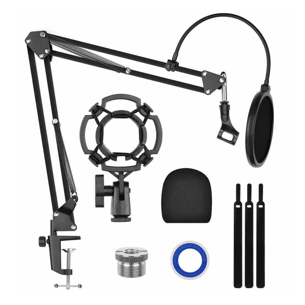 Blue Yeti Snowball Boom Scissor Arm Desk Microphone Stand